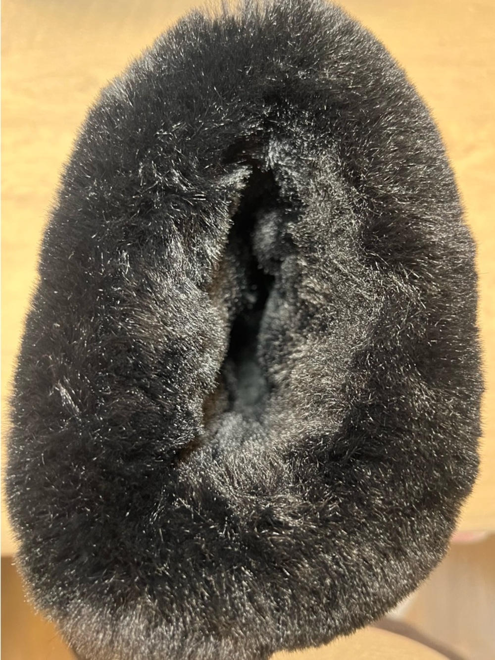 COACH IZZIE Boots Size 11 Black Signature Midcalf Suede Faux Fur FG4597 - Picture 10 of 16